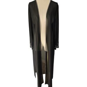 Vintage aspeed black sheer maxi